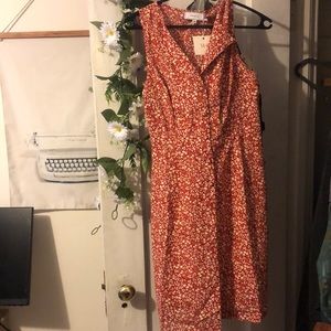 Red Rihoas M dress sleeveless